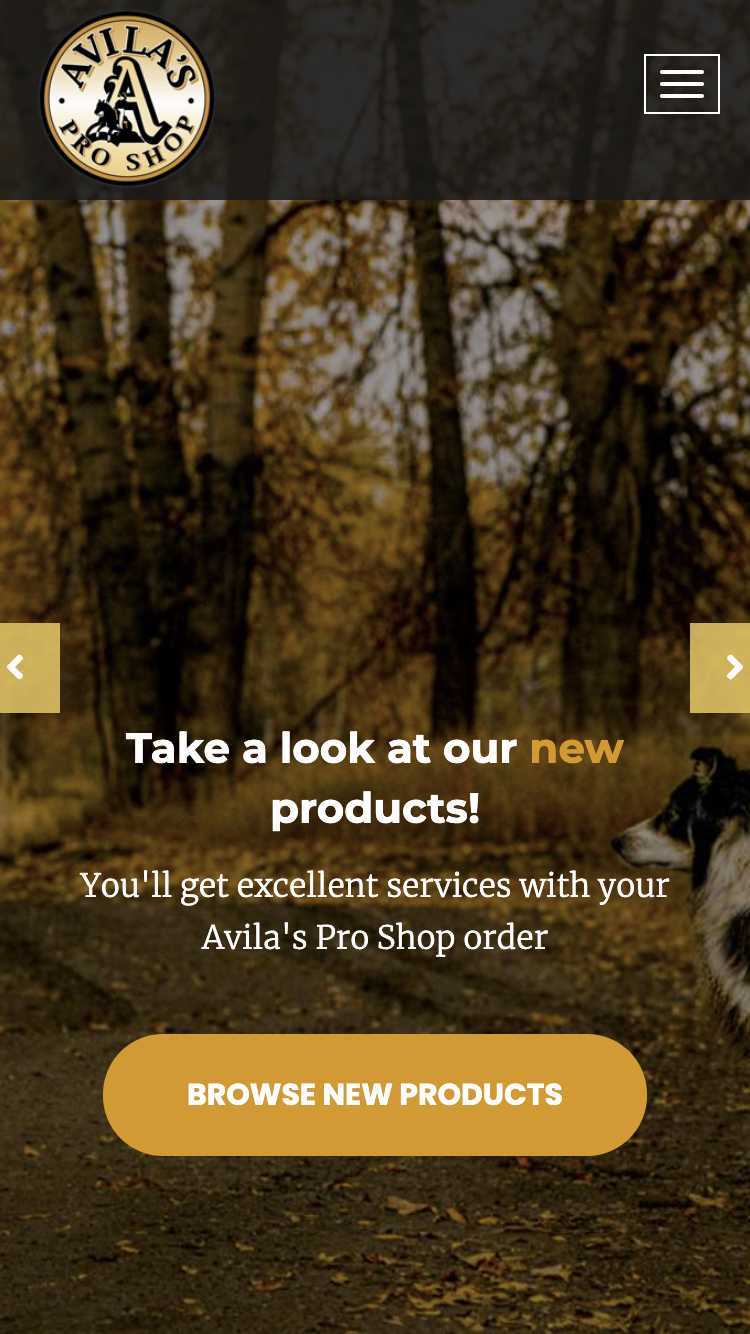 Avila's Pro Shop mobile