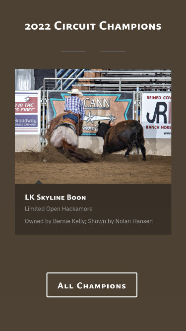Intermountain Reined Cow Horse Circuit mobile